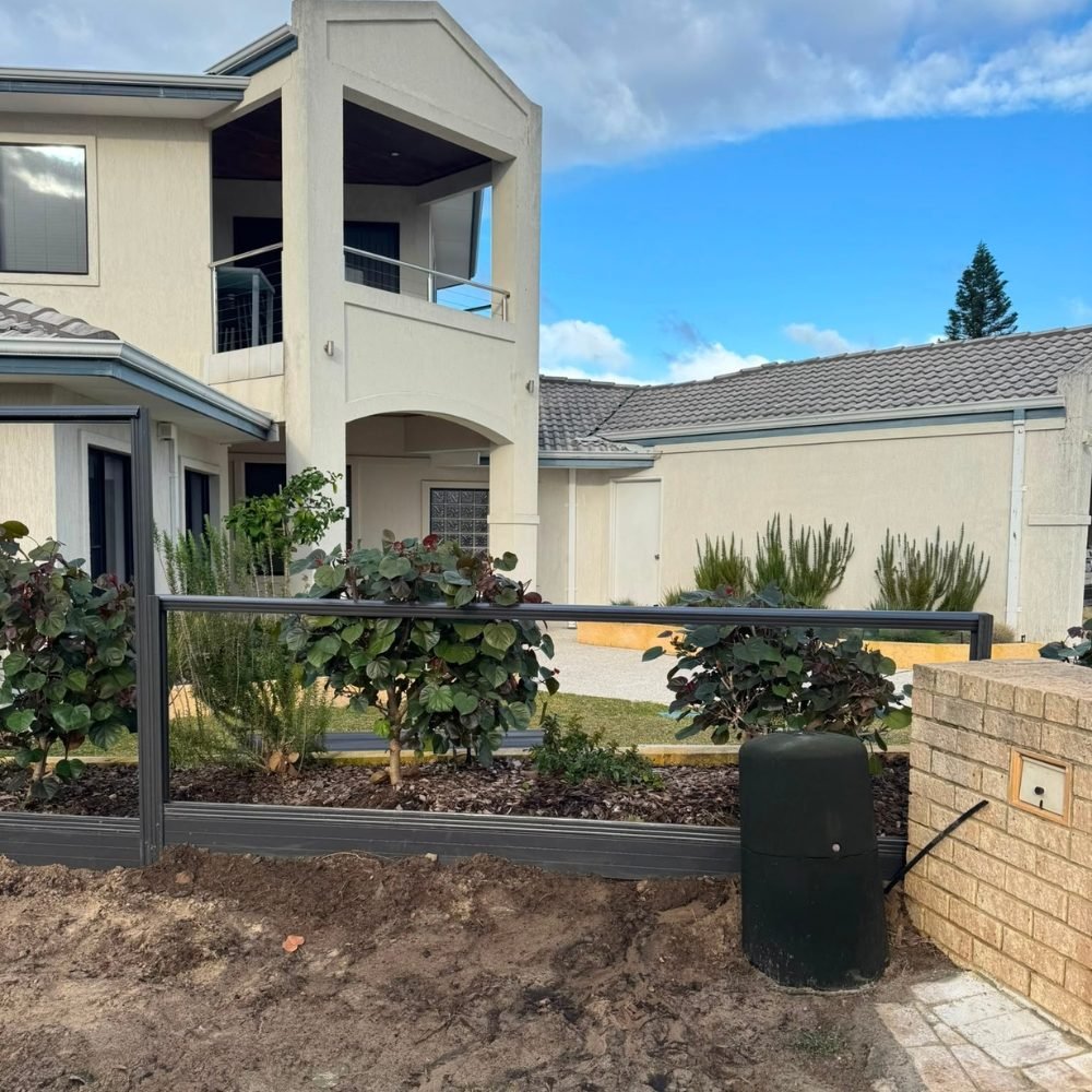 Residential fencing project completed in Perth WA.