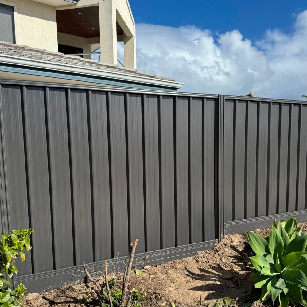 Completed fencing installation in Perth WA by Prime Fencing Australia.
