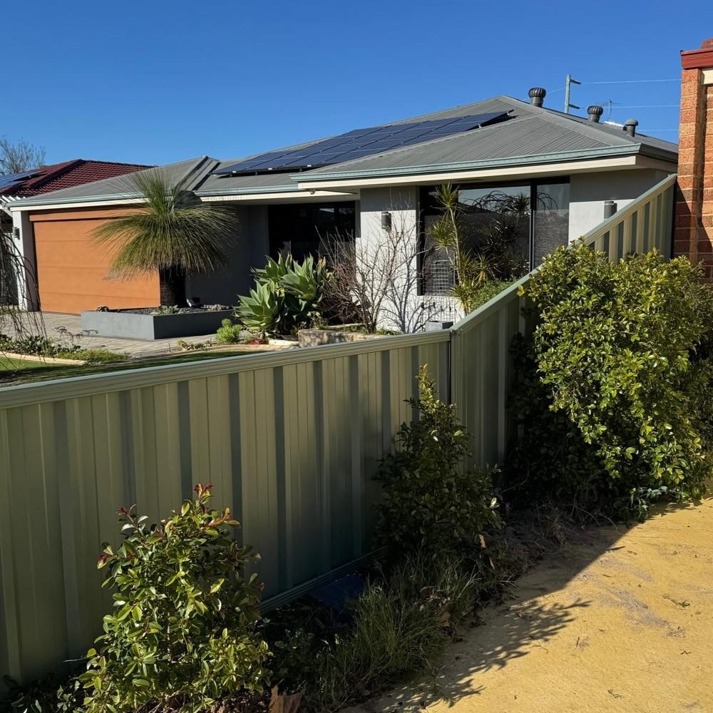 Perth WA fence installation project by Prime Fencing Australia.