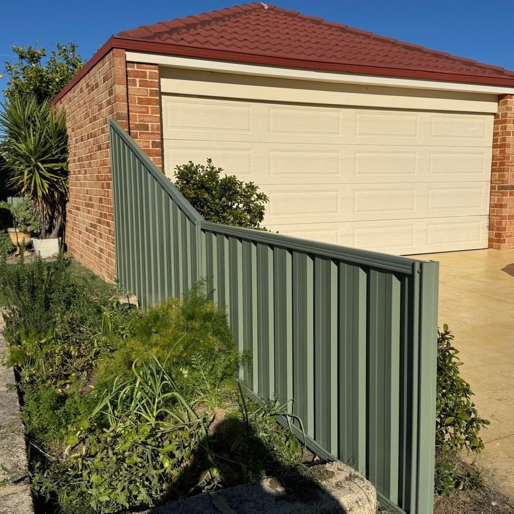 Professional fencing project completed across Perth WA.