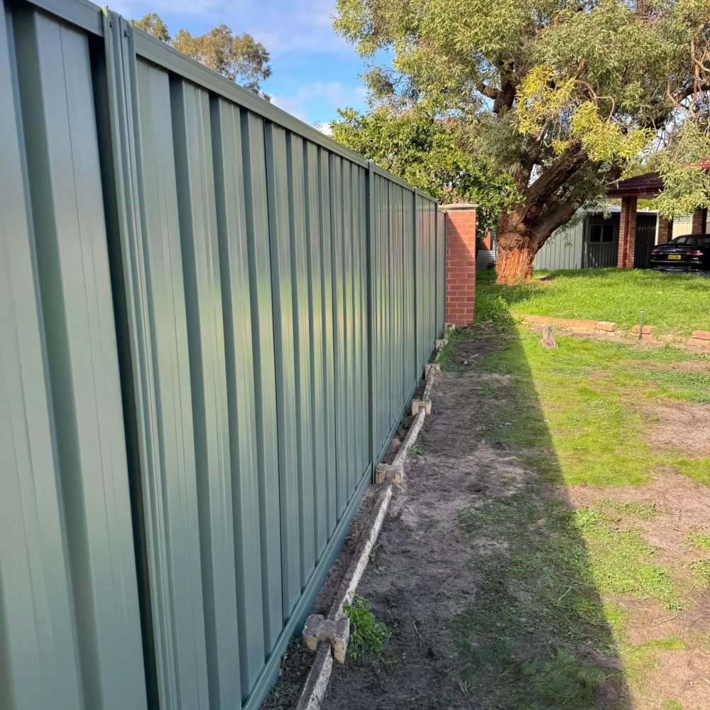 Residential fencing project completed in Perth WA by Prime Fencing Australia.