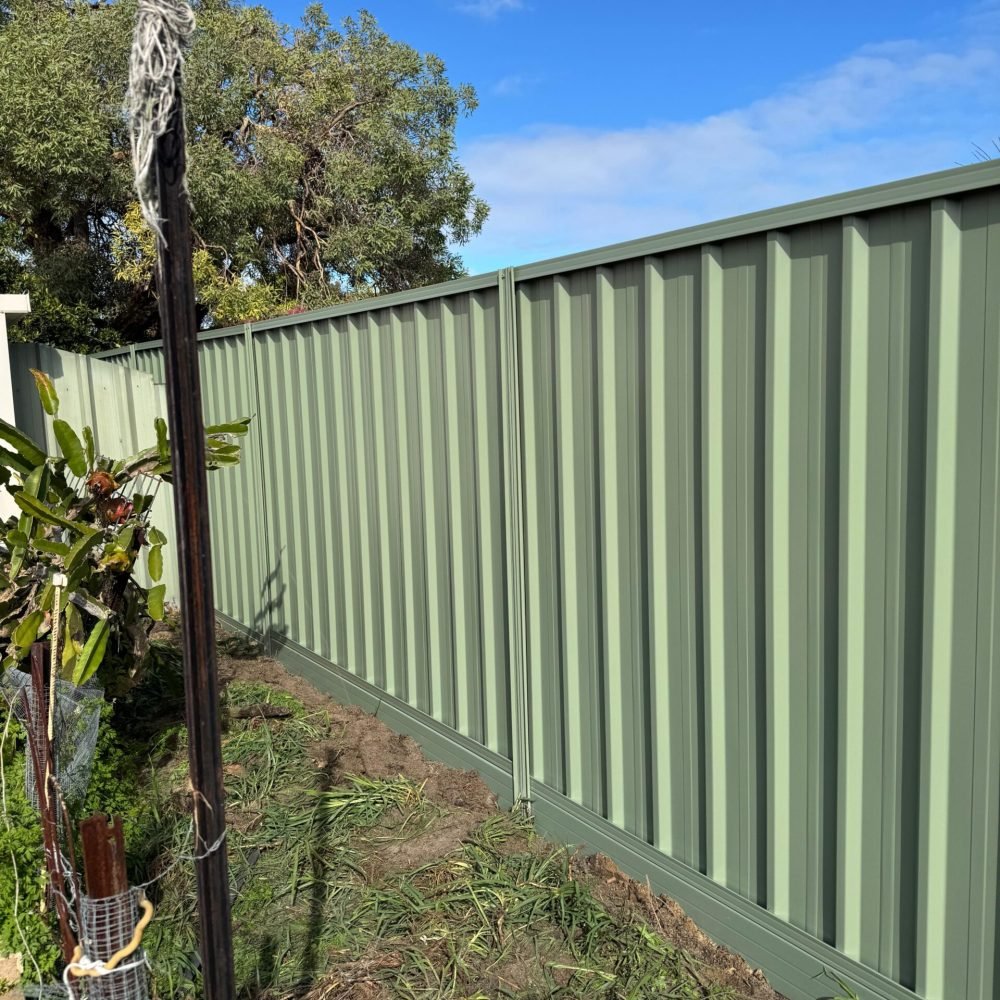 Professional fencing project completed in Perth WA.
