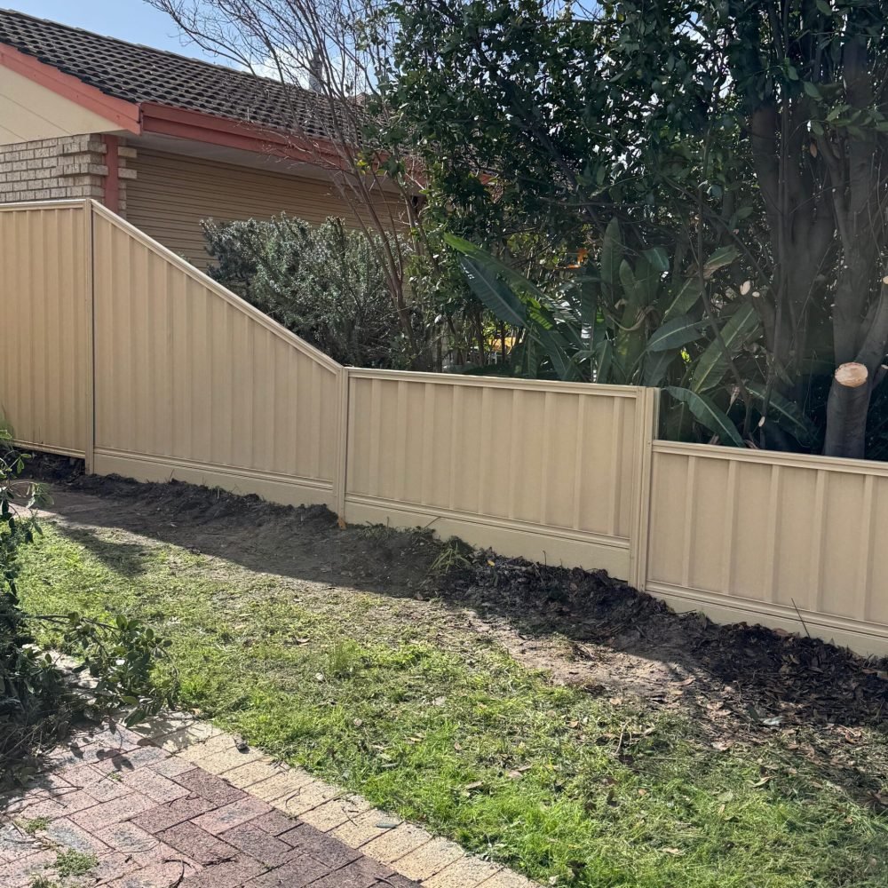 Quality fencing project completed for a property in Perth WA.