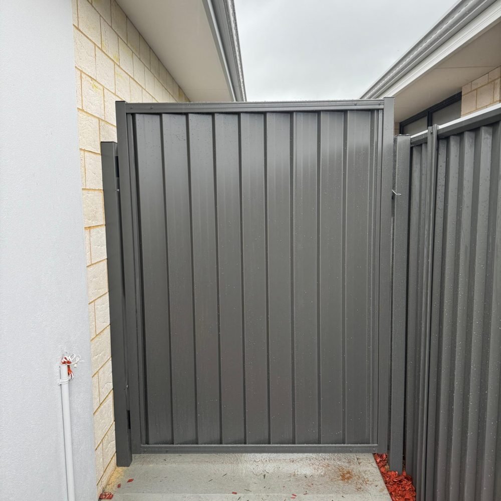 Residential fencing project completed in Perth WA by Prime Fencing Australia.