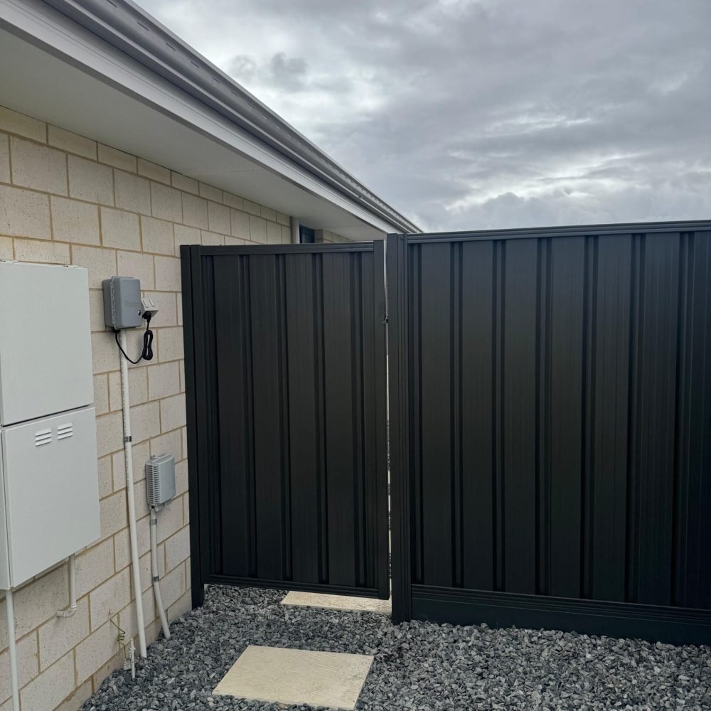 Quality fence installation completed in Perth WA.