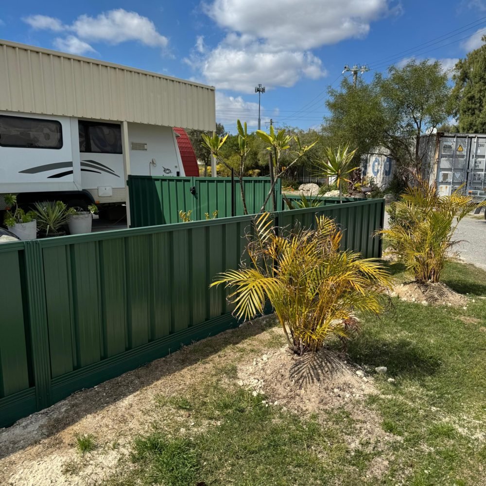 Custom fencing project completed in Perth WA.