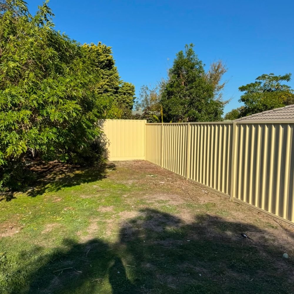 Completed fencing project in Perth WA by Prime Fencing Australia.