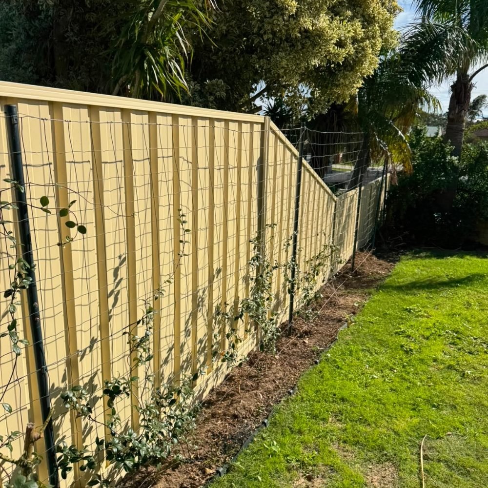 Completed fence installation project in Perth WA by Prime Fencing Australia.